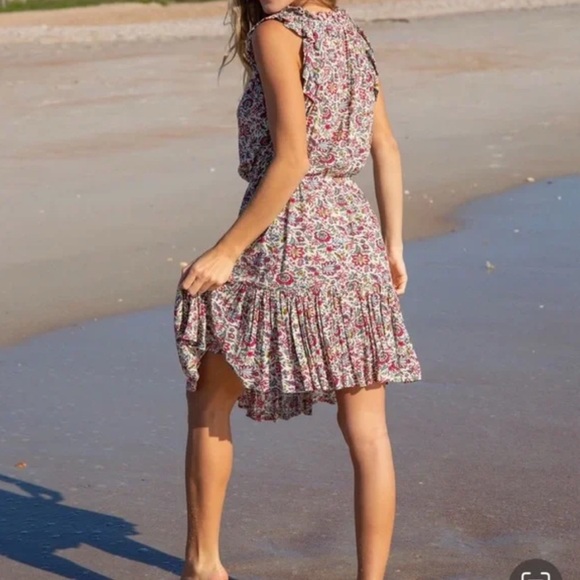 NATURAL LIFE Floral Mini Dress - Pink and Blue - Picture 4 of 6